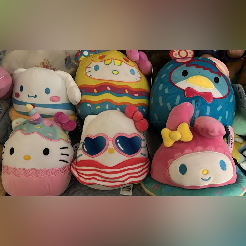 Sanrio Hello kitty- Plush Toy Set of 6 -